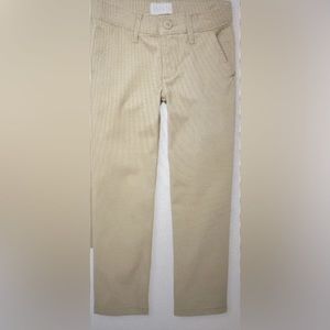 The Children’s Place Uniform Slim Stretch Bootcut Chino Khaki Pants- Size 6x/7